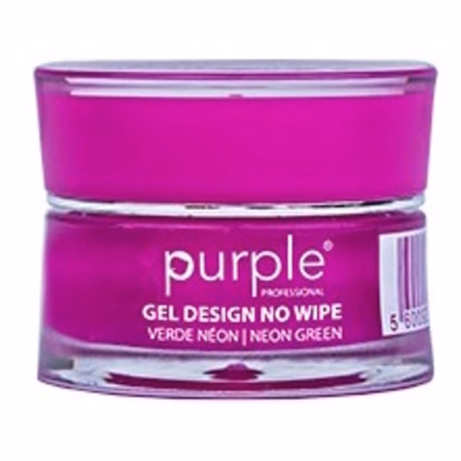 PURPLE Gel Design Neon Green No Wipe 5g P945