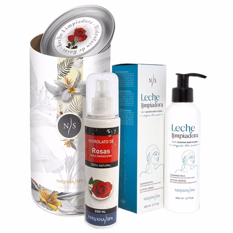 NIRVANA SPA Beauty Home Rosas Limpieza Facial Piel Sensible Pack