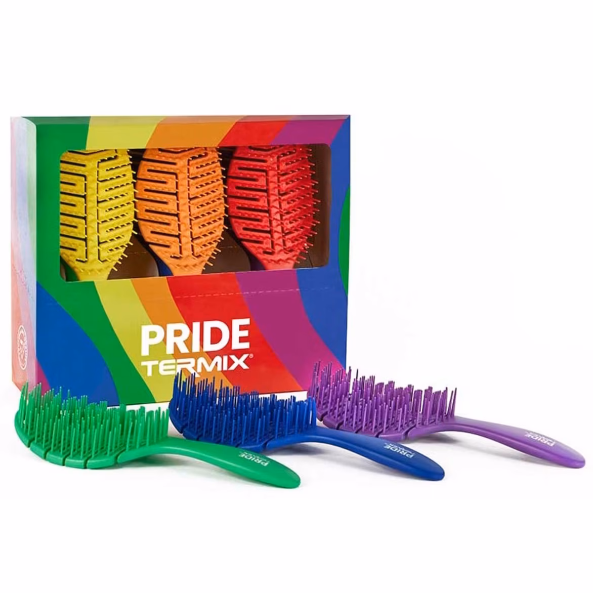 TERMIX Pack Cepillos Detangling PRIDE 6uds T69