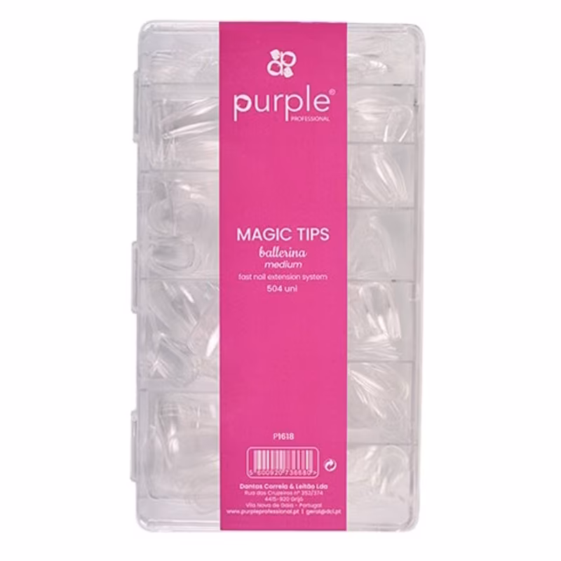 PURPLE Magic Tips BALLERINA Medium 504uds P1618