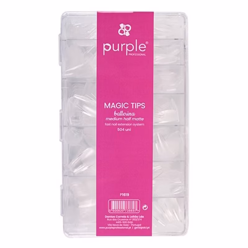 PURPLE Magic Tips BALLERINA Medium Matte P1619