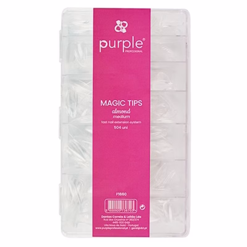 PURPLE Magic Tips ALMOND Medium 504uds P1660