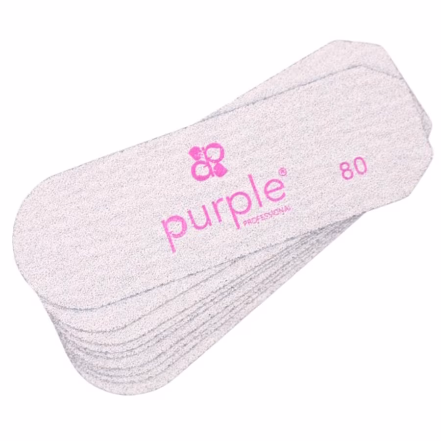 PURPLE Recambio Raspacallos Grano 80 10uds P3049