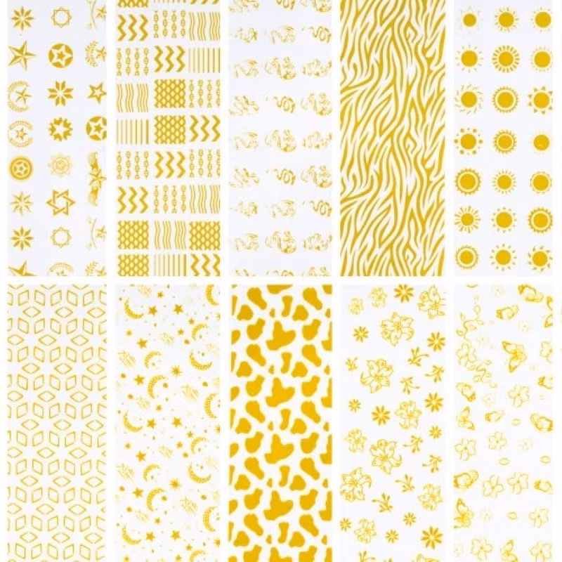 thumbnail-1-MOLLY LAC Foil Transfer Caja Diseños Oro 10uds