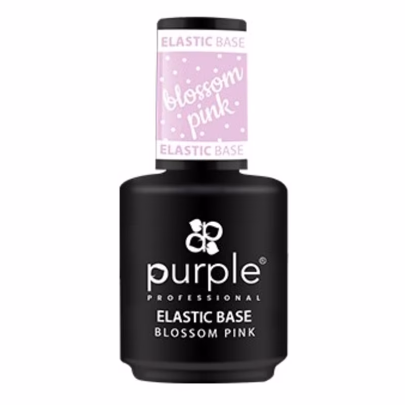 PURPLE Base Elástica Blossom Pink 15ml P169