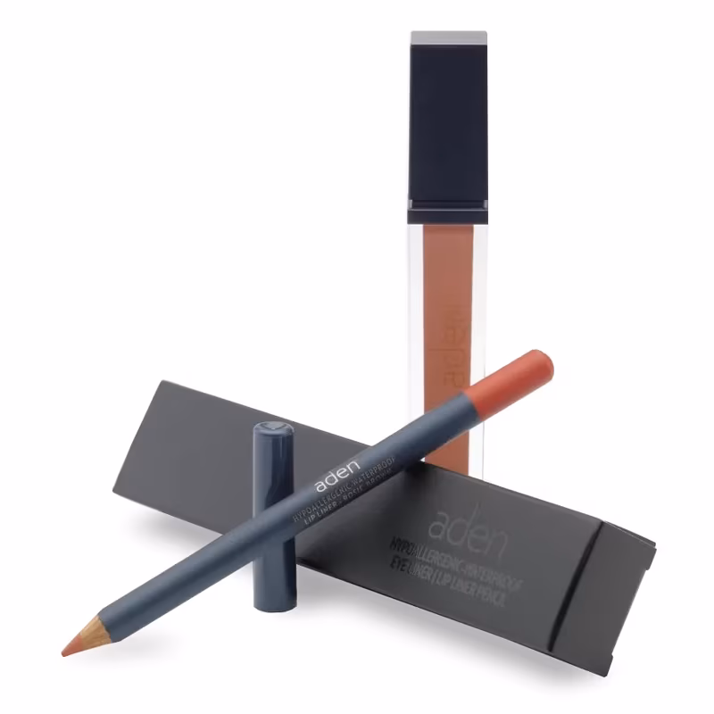 ADEN Lip Kit Nº03 Rosie Brown