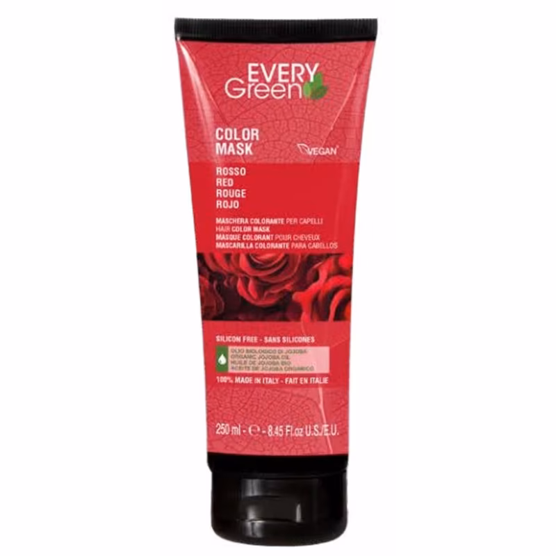 EVERYGREEN Mascarilla Color ROJO 250 ml