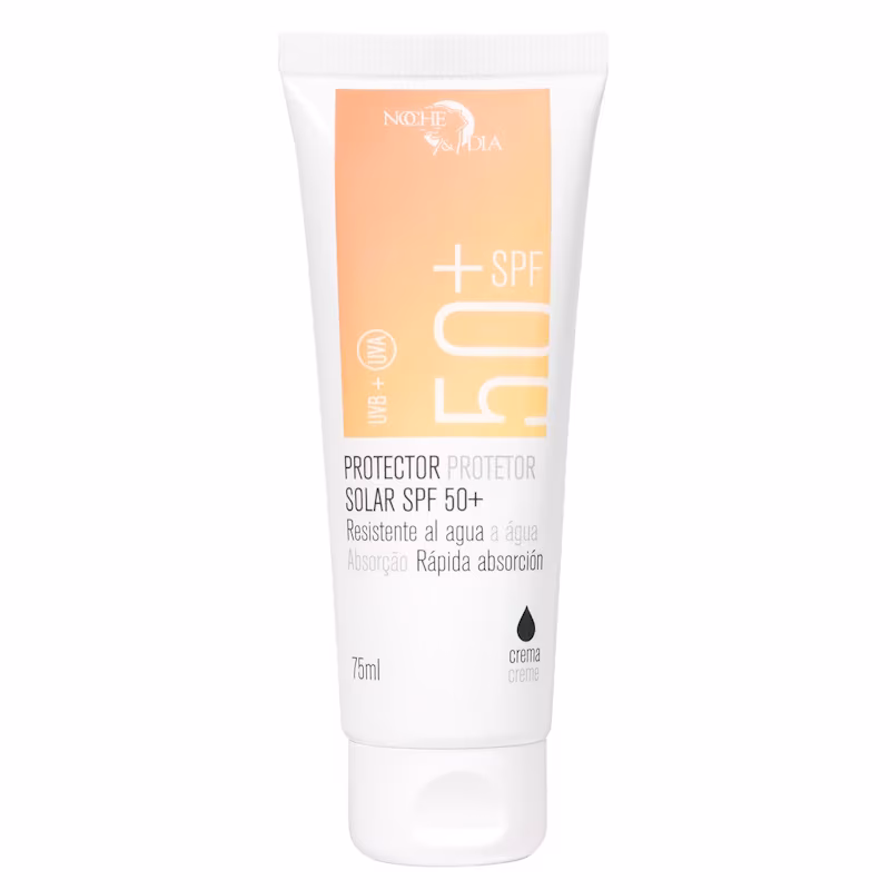 NOCHE Y DÍA Crema Protectora Solar SPF50 Ácido Hialurónico 75 ml