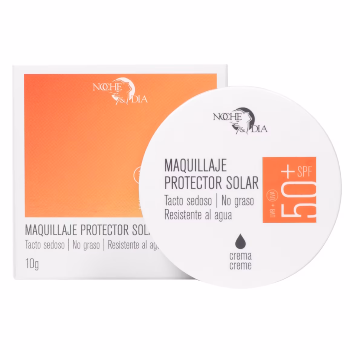 NOCHE Y DÍA Maquillaje Compacto Protector Solar SPF50+ 10 g