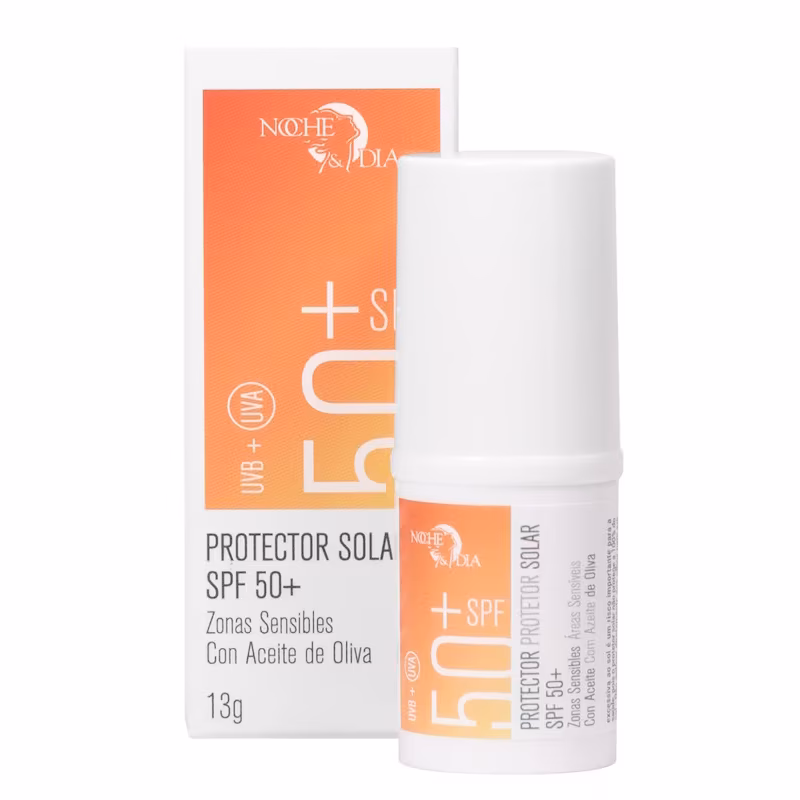 NOCHE Y DÍA Stick Protector Solar SPF50+ Refuerzo Zonas Sensibles 13 g