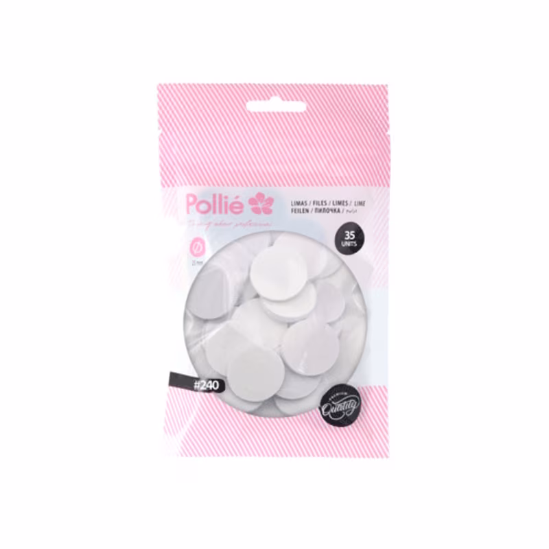 POLLIÉ Recambio Disco Pulidor 25mm #240 35uds 09181