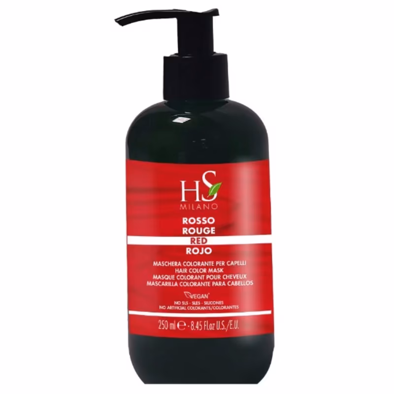 HS MILANO Mascarilla Color Rojo 250ml
