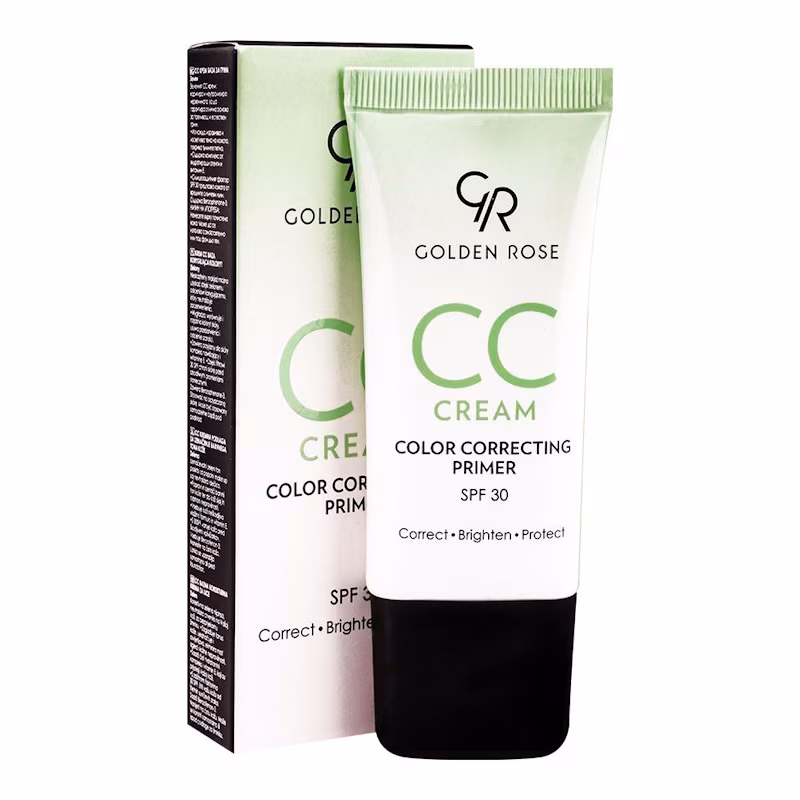GOLDEN ROSE CC Cream Color Corrector Primer Green