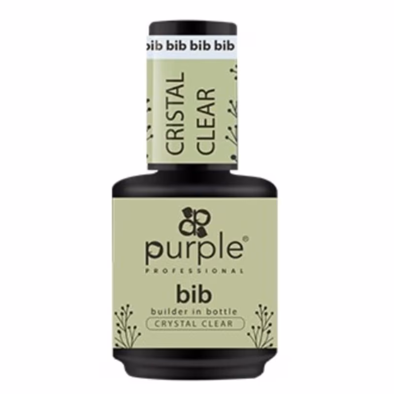 PURPLE Gel Constructor BIB Clear 15ml P179