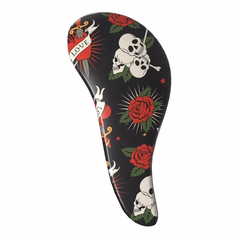 SIBEL Cepillo Desenredar Negro Rocks Calavera