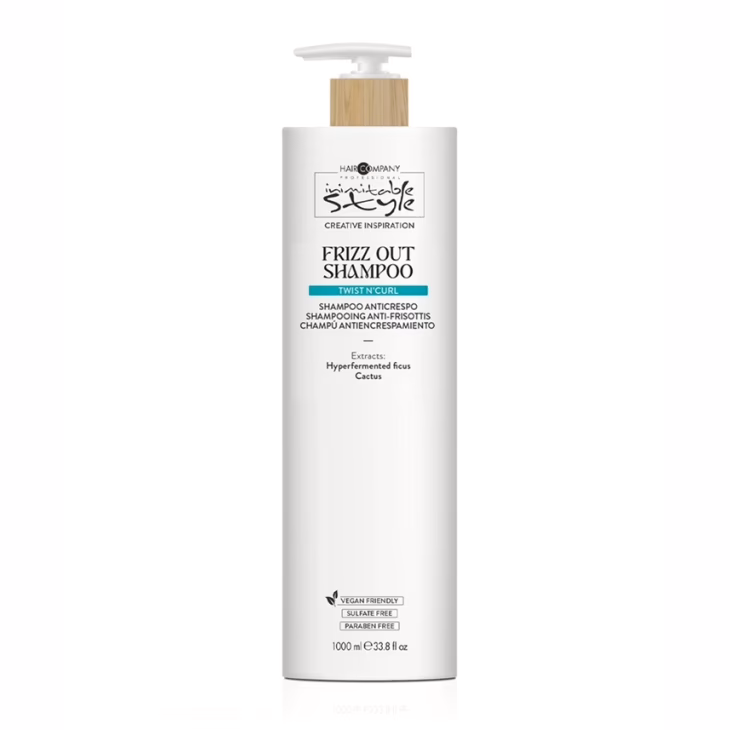 HAIR COMPANY Frizz Out Champú Antiencrespamiento 1000 ml