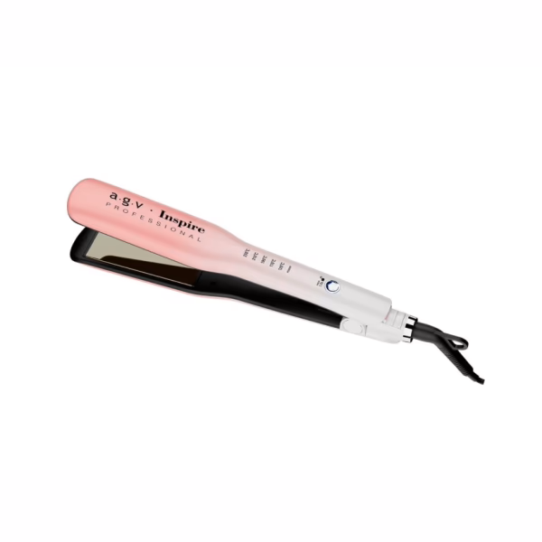 AGV Plancha Inspire Titanium Placa Ancha Rosa Blanco