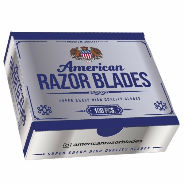AMERICAN RAZOR BLADES Cuchillas Hoja Entera 100 uds