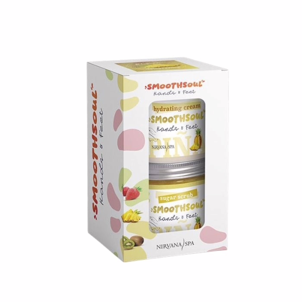 NIRVANA SPA Piña Exfoliante + Crema Manos y Pies Pack