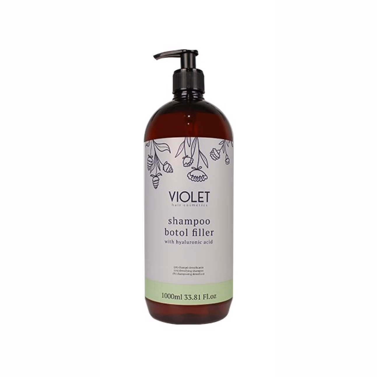 VIOLET Champú Botol Filler 1000ml E7504