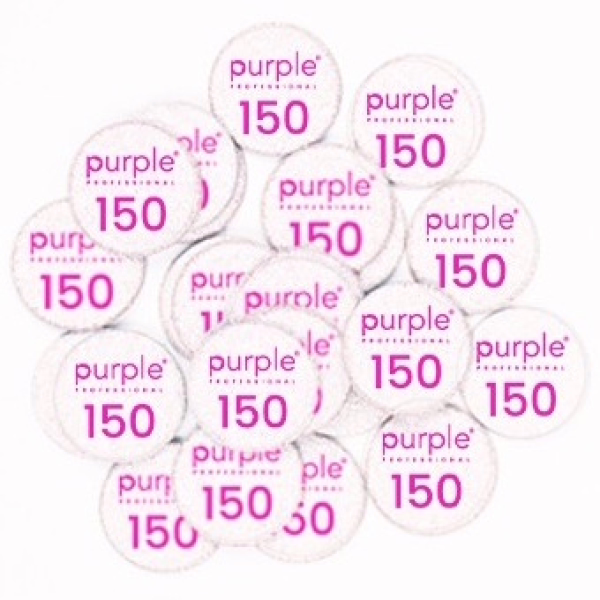 PURPLE Lima Circular 20mm Grano 150 P3057