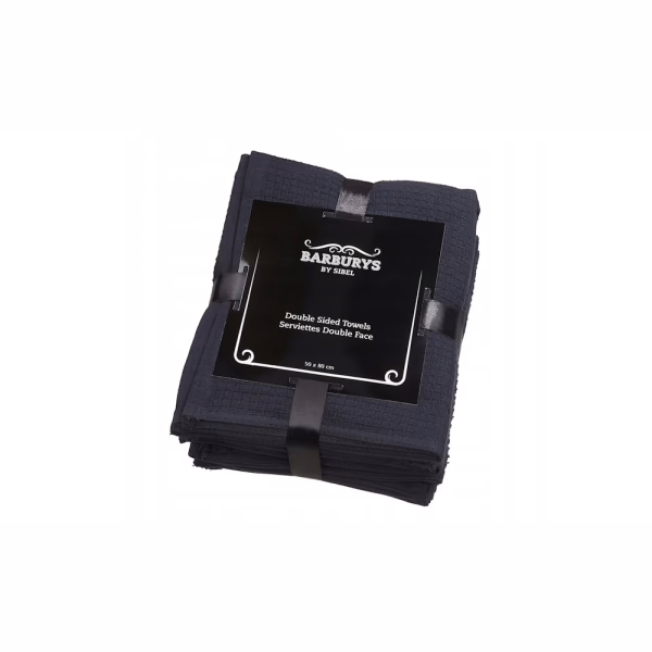 BARBURYS Toalla Algodón Negro 50x80 6uds 3513200