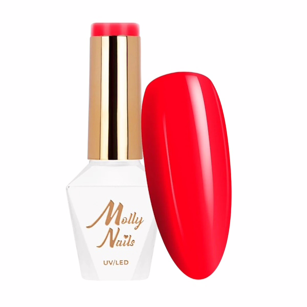 MOLLY LAC Esmalte nº198 Red Kiss Semipermanente 10ml