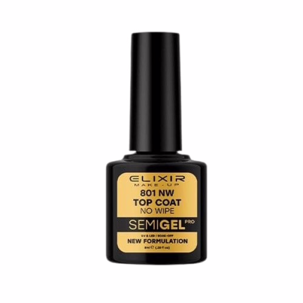 ELIXIR Top Coat No Wipe 8ml Nº801NW