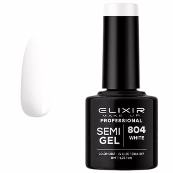 ELIXIR Esmalte Nº804 White Semipermanente 8ml