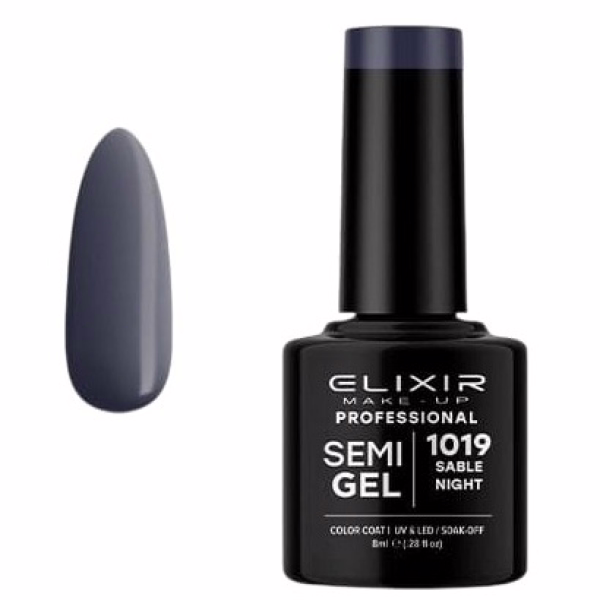 ELIXIR Esmalte Nº1019 Sable Night Semipermanente 8ml