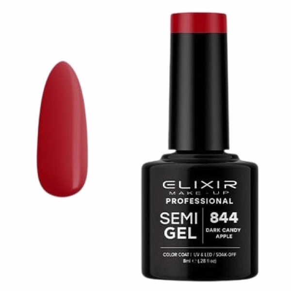 ELIXIR Esmalte Nº843 Boston Univ. Red Semipermanente 8ml
