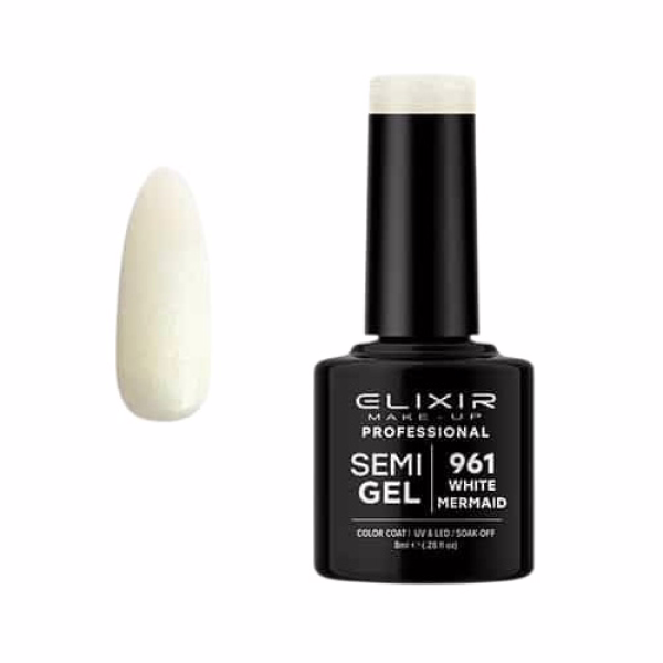 ELIXIR Esmalte Nº961 White Mermaid Semipermanente 8ml