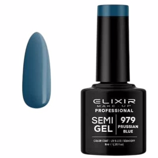 ELIXIR Esmalte Nº979 Prussian Blue Semipermanente 8ml