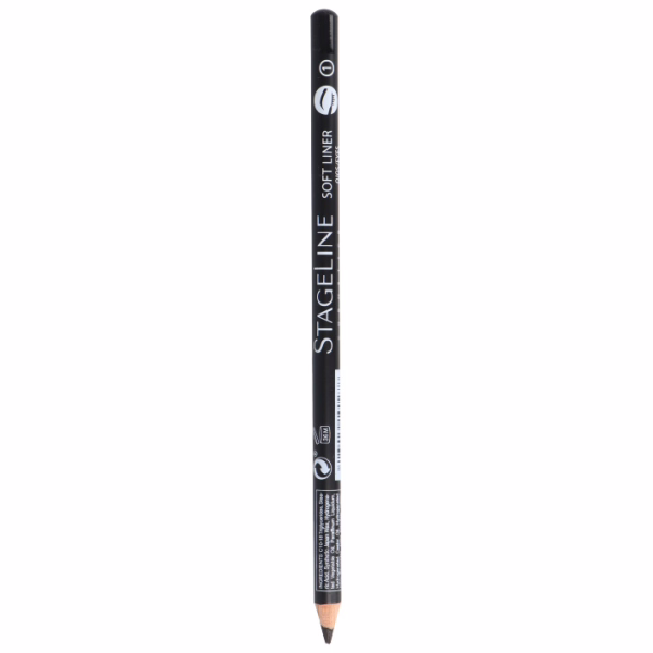 STAGELINE Perfilador de Ojos Suave Eyeliner Negro Textura Cremosa