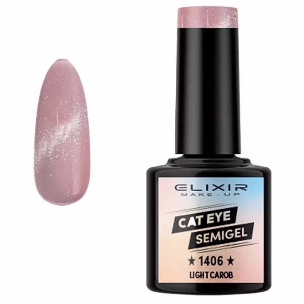 ELIXIR Esmalte Nº1406 Cat Eye Light Carob Semipermanente 8ml
