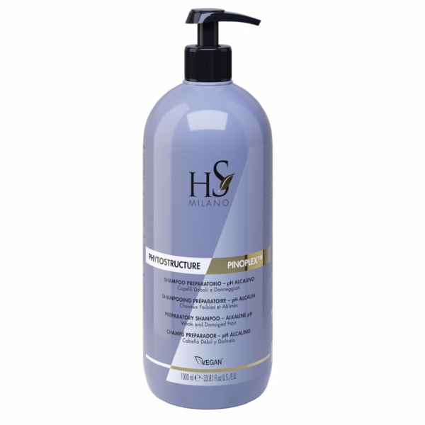 HS MILANO Pinoplex Champú Preparador pH Alcalino 1000 ml