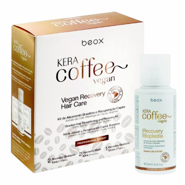 BEOX KeraCoffee Vegan Kit Alisado Brasileño