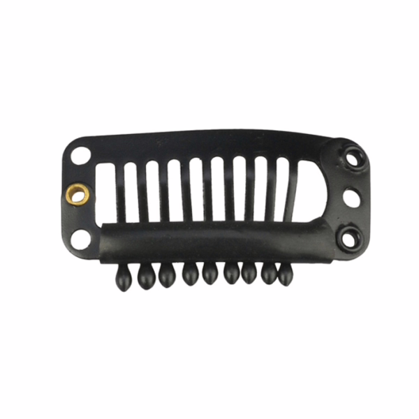 EUROSTIL Bolsa Clips Extensiones 3.2cm Negro 50uds 02924/50