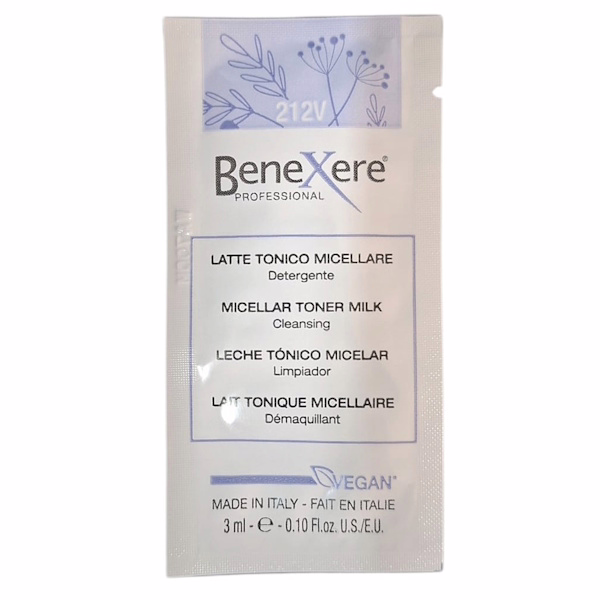 MUSTER BENEXERE 212V Leche Tónico Micelar Sachet 3ml