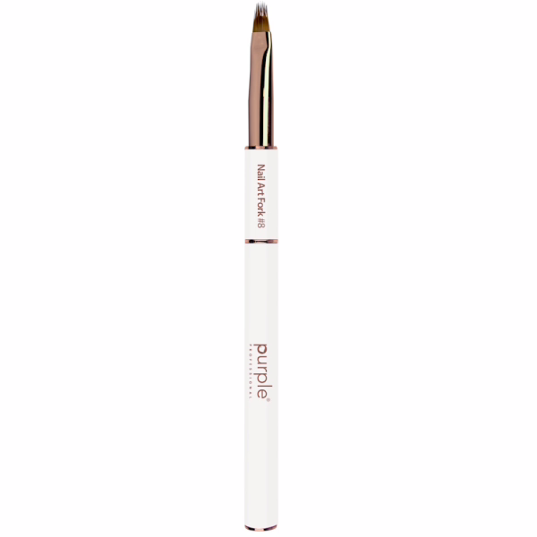 PURPLE Pincel Nail Art Fork P3132