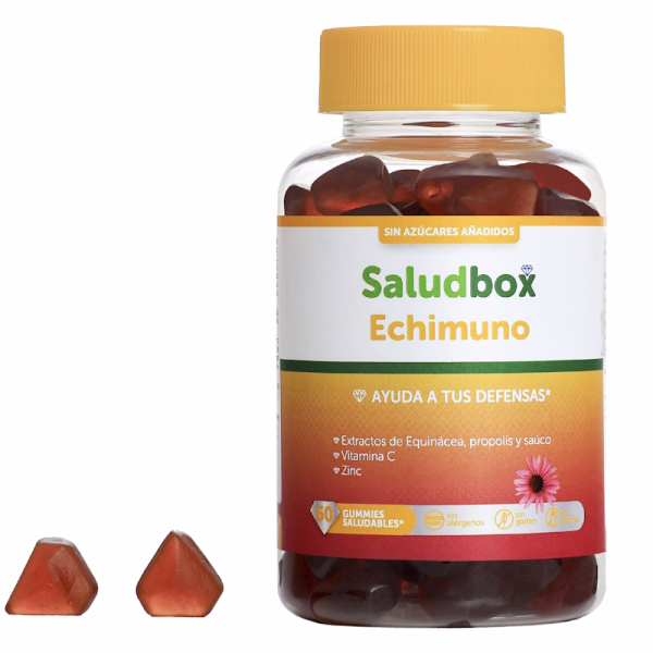 SALUDBOX Echimuno Defensas Equinácea Própolis Vitamina C 60 Gominolas