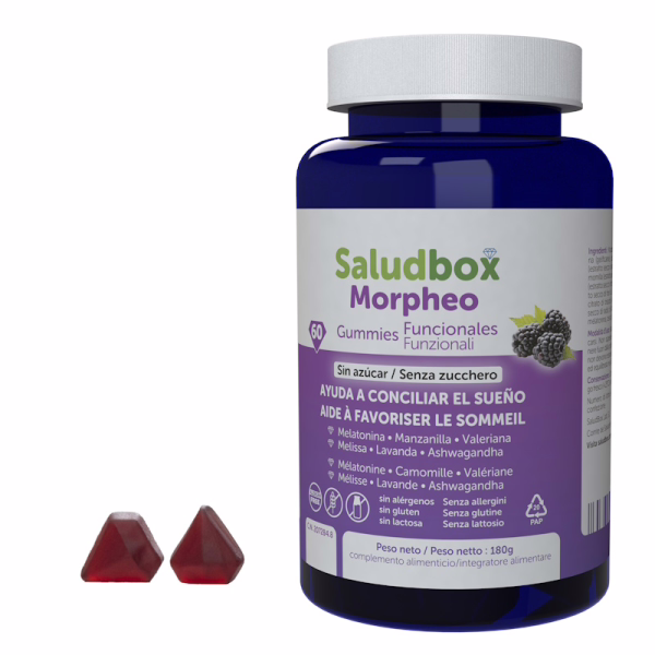 SALUDBOX Morpheo Sueño y Descanso Melatonina 60 Gominolas