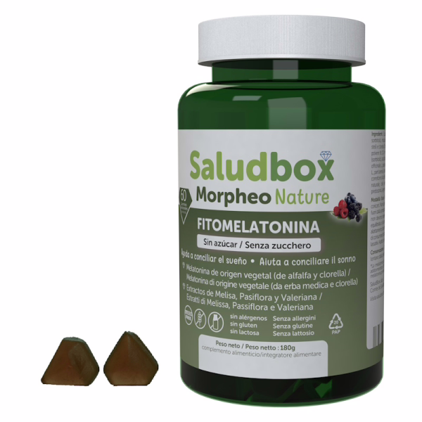 SALUDBOX Morpheo Nature Sueño Natural Melatonina Vegetal 60 Gominolas