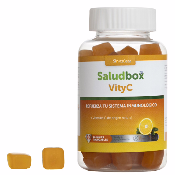 SALUDBOX VityC Vitamina C Defensas y Energía 60 Gominolas