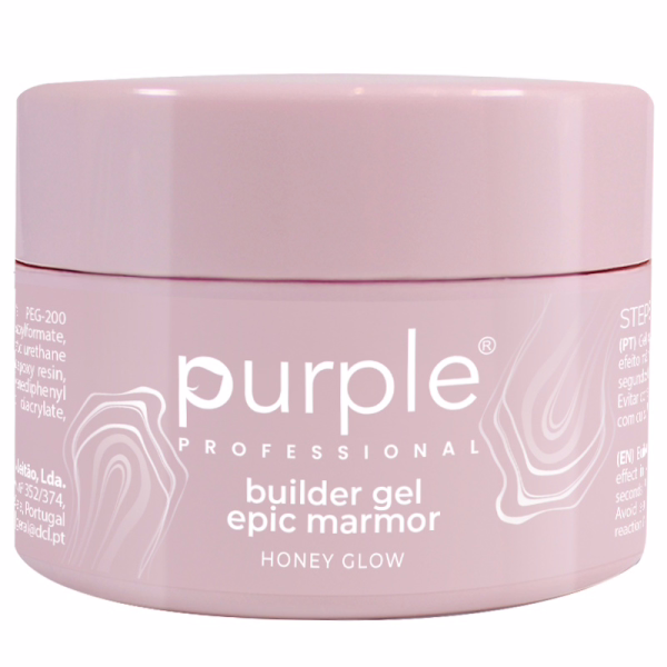 PURPLE Gel Constructor Marmor Honey Glow 15g P2707