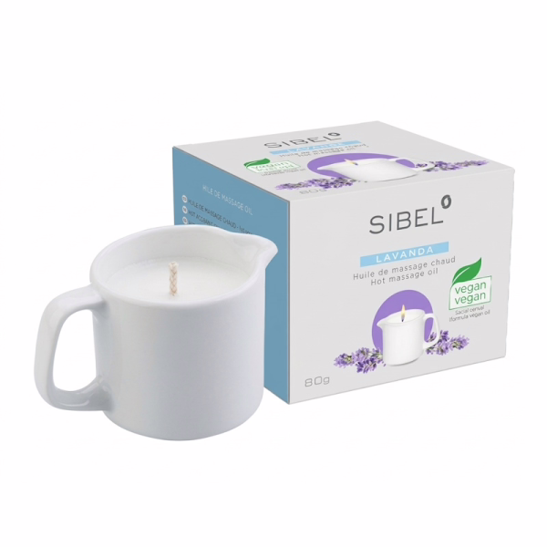 SIBEL Vela Masaje Lavanda 80g P000312