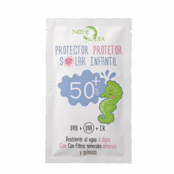 NOCHE Y DÍA Protector Solar Infantil SPF50+ Muestra Sachet 7 ml