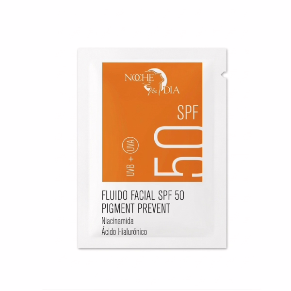 NOCHE Y DÍA Fluido Facial Pigment Prevent SPF50 Muestra Sachet 2 ml