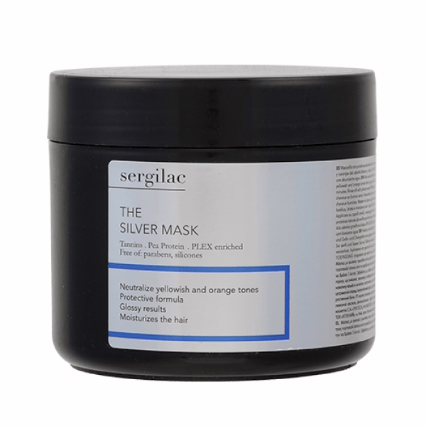SERGILAC Mascarilla No Yellow Matizadora Cabello Rubio The Silver 500 ml