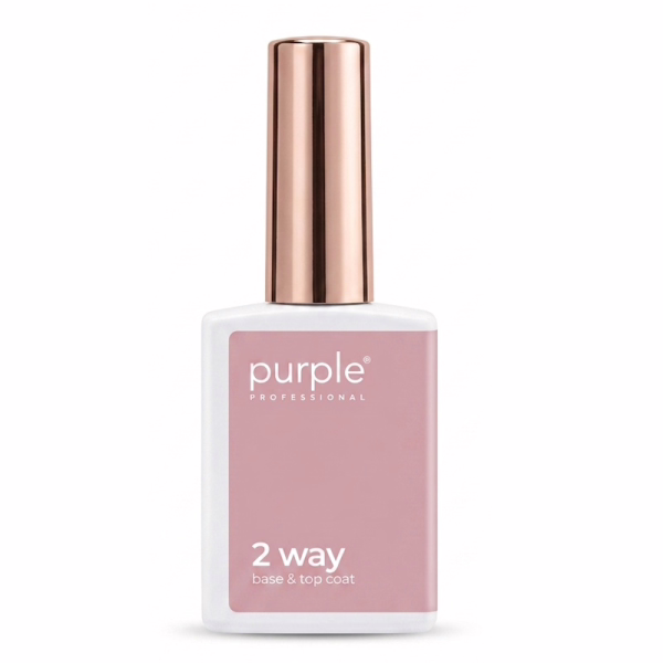 PURPLE Base Coat & Top Coat 2Way 15ml P2405